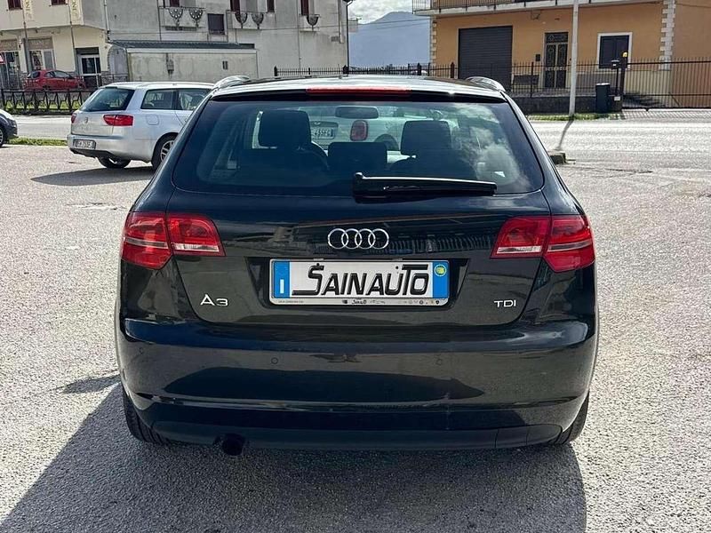 Usata Audi A3 Ambition 90 CV (66 kW) 2011 Nero Utilitaria