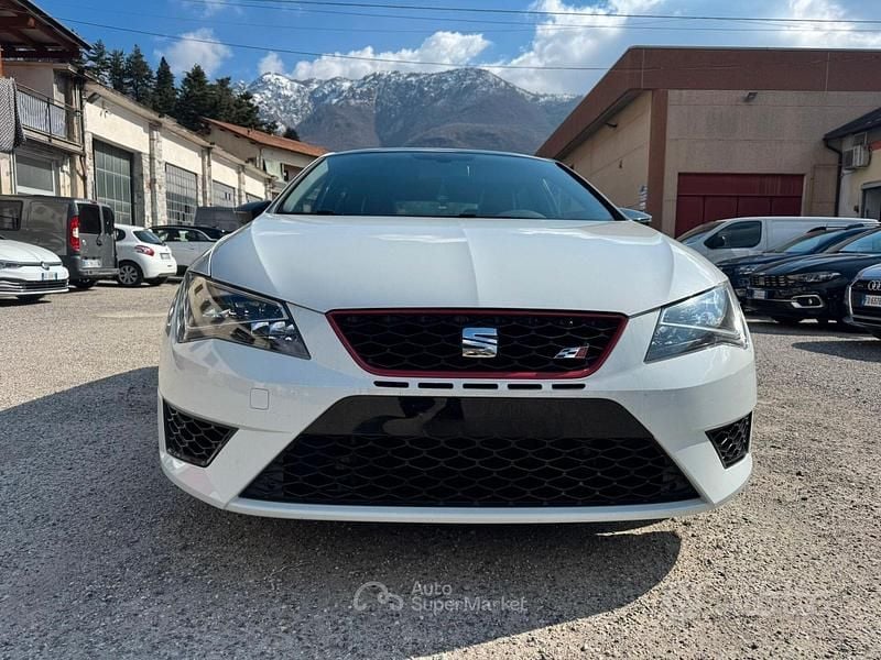 Usata Seat Leon CUPRA 280 CV (205 kW) 2015 Bianco Berlina