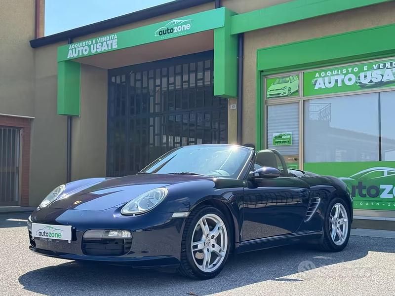 Usata Porsche Boxster 239 CV (175 kW) 2006 Blu Cabrio