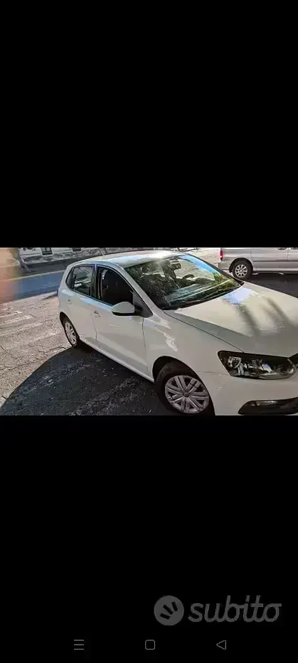 Usata VW Polo 85 CV (62 kW) 2015 Bianco Berlina