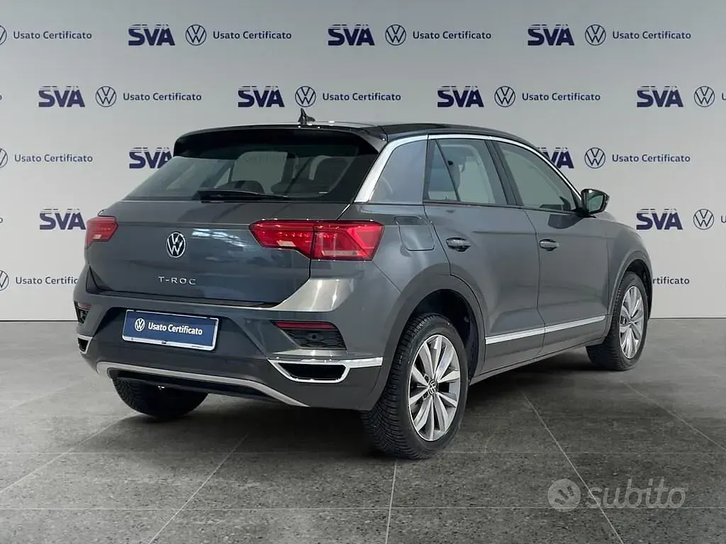 Usata VW T-Roc Style 110 CV (80 kW) 2021 Grigio SUV