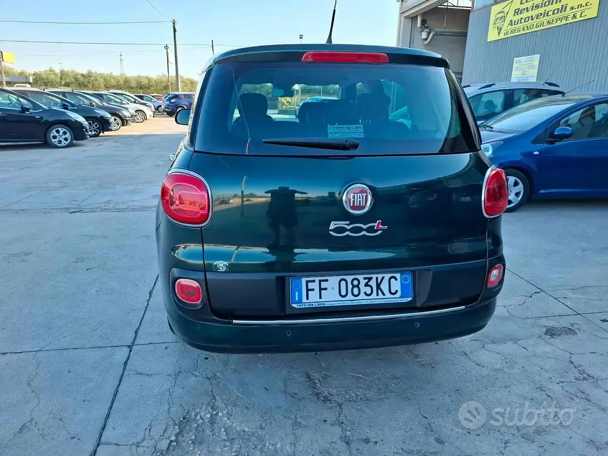 Usata Fiat 500L Living 95 CV (69 kW) 2016 Verde Monovolume