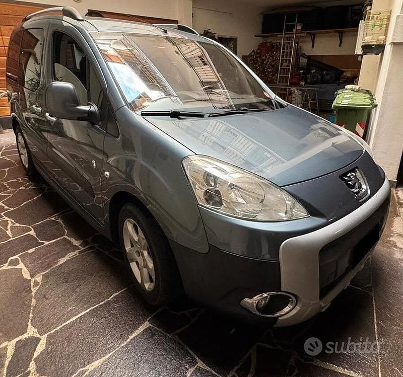 Usata Peugeot Partner Tepee Premium 110 CV (80 kW) 2009 Blu Monovolume