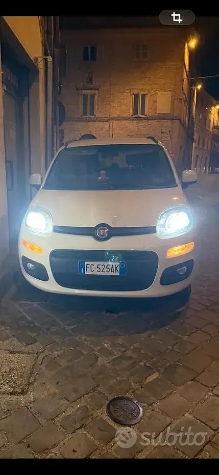 Usata Fiat Panda 85 CV (62 kW) 2016 Bianco Utilitaria