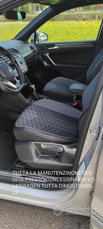 Usata VW Tiguan R-line 150 CV (110 kW) 2021 Grigio SUV