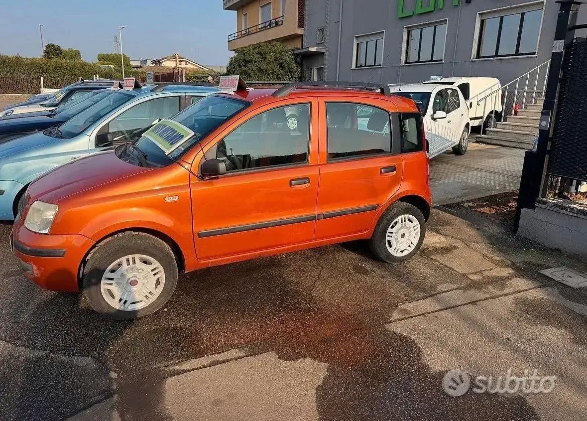 Usata Fiat Panda Dynamic 54 CV (39 kW) 2005 Arancione Utilitaria