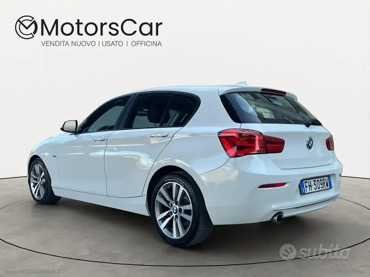 Usata BMW 118 150 CV (110 kW) 2017 Bianco Berlina