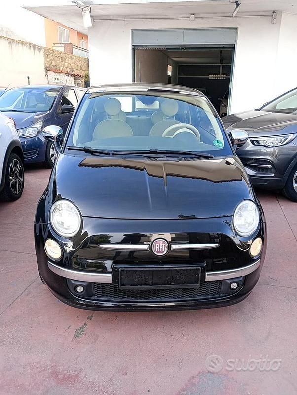 Usata Fiat 500 74 CV (54 kW) 2009 Nero Cabrio