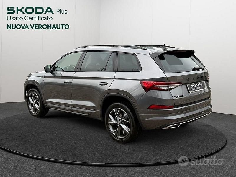 Usata Skoda Kodiaq SportLine 150 CV (110 kW) 2023 Grigio SUV