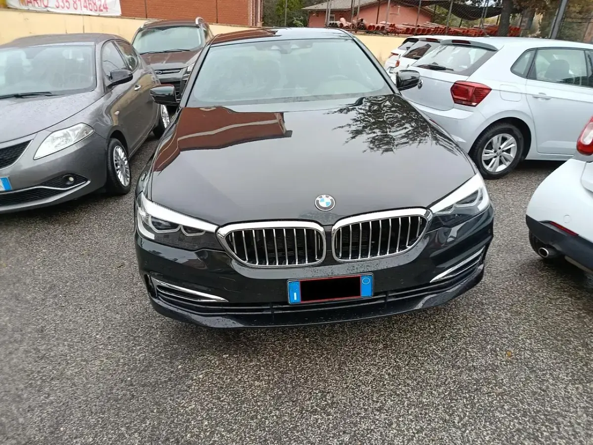 Begagnad BMW 520 Luxury Line 190 HK (139 kW) 2020 Svart Sedan