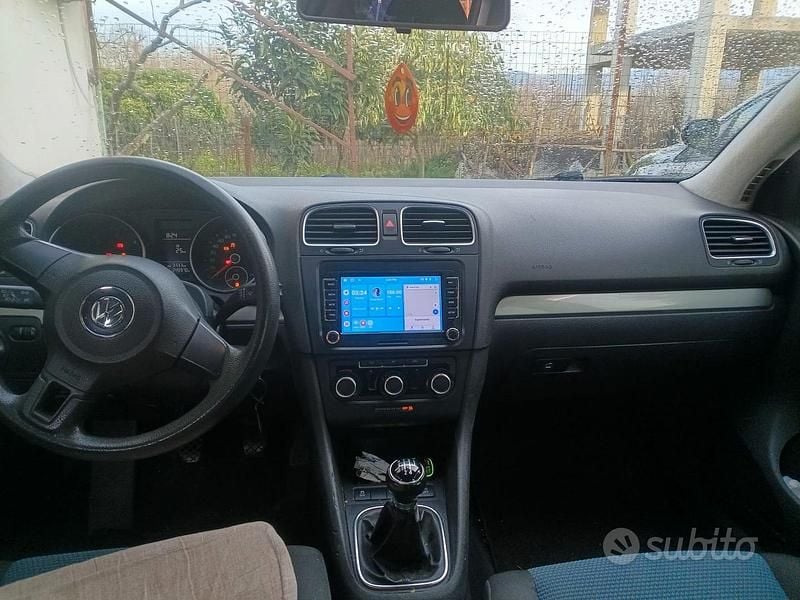 Usata VW Golf VI 105 CV (77 kW) 2011 Nero Utilitaria