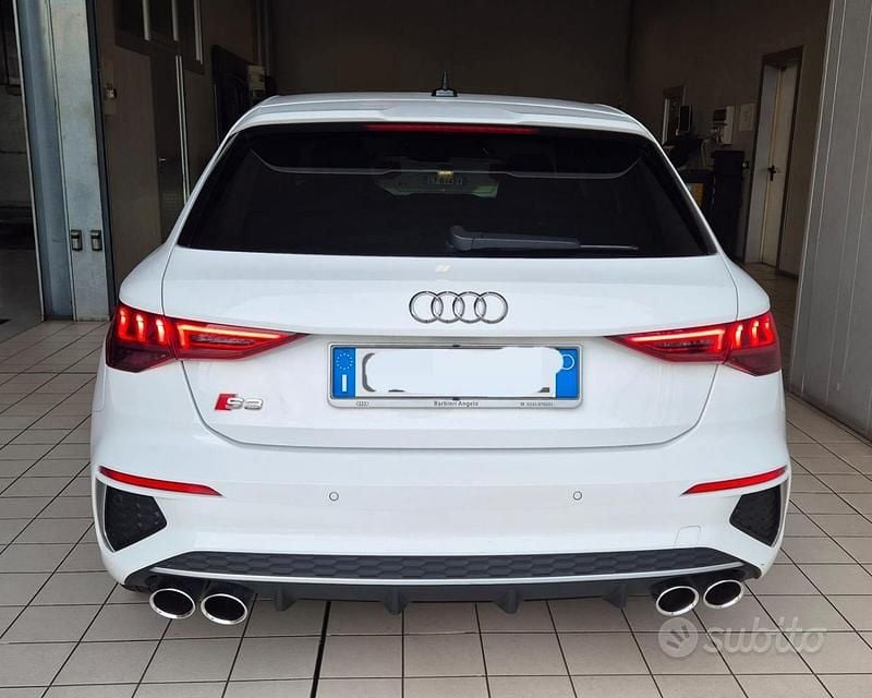 Usata Audi S3 310 CV (228 kW) 2023 Bianco Berlina
