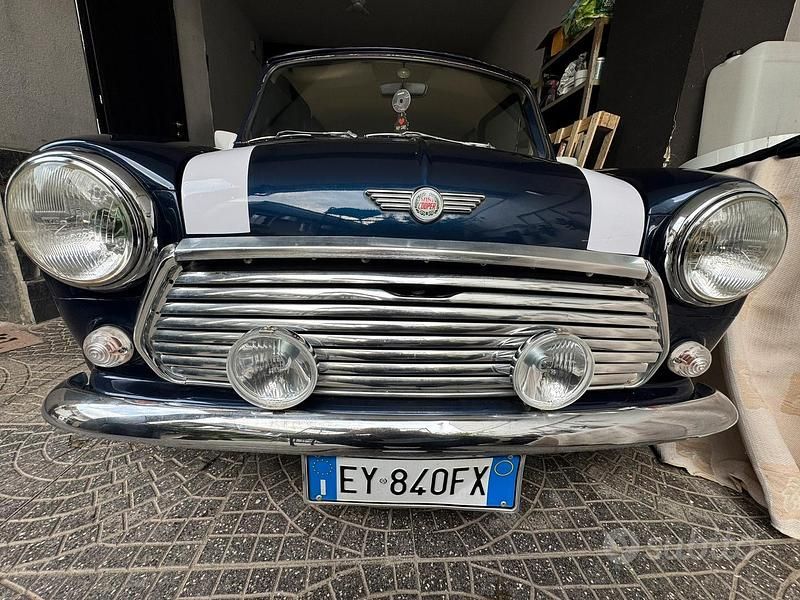 Usata Austin Mini 1989 Blu Berlina