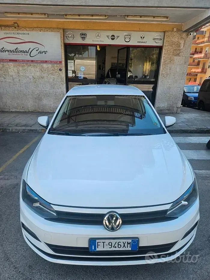 Usata VW Polo Comfortline 80 CV (58 kW) 2019 Bianco Utilitaria