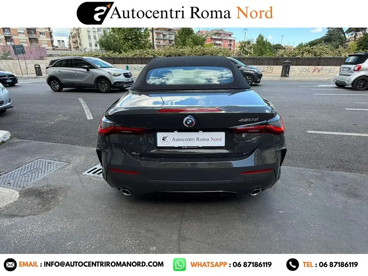 Usata BMW 420 Cabriolet M Sport 190 CV (139 kW) 2023 Grigio Cabrio