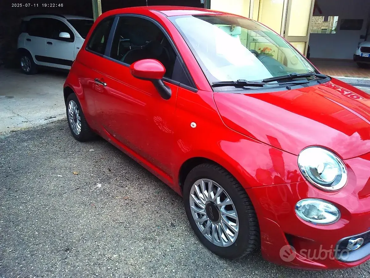 Usata Fiat 500 Sport 69 CV (50 kW) 2017 Rosso Berlina