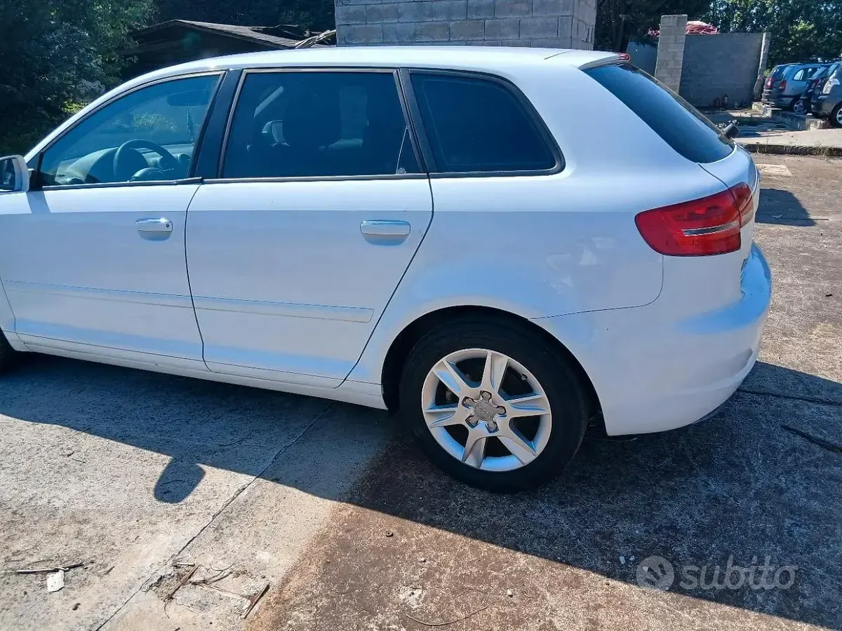 Usata Audi A3 115 CV (84 kW) 2011 Bianco Utilitaria