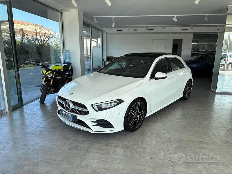 Usata Mercedes A180 Premium 116 CV (85 kW) 2018 Bianco Berlina