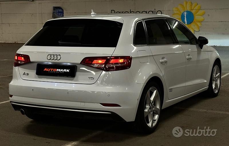 Usata Audi A3 2018 Bianco Berlina