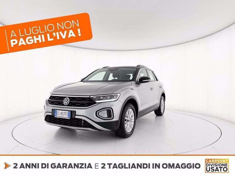 Grigio Usata 2024 VW T-Roc Life SUV | 23.420 € (Super prezzo) - Immagine 1/2