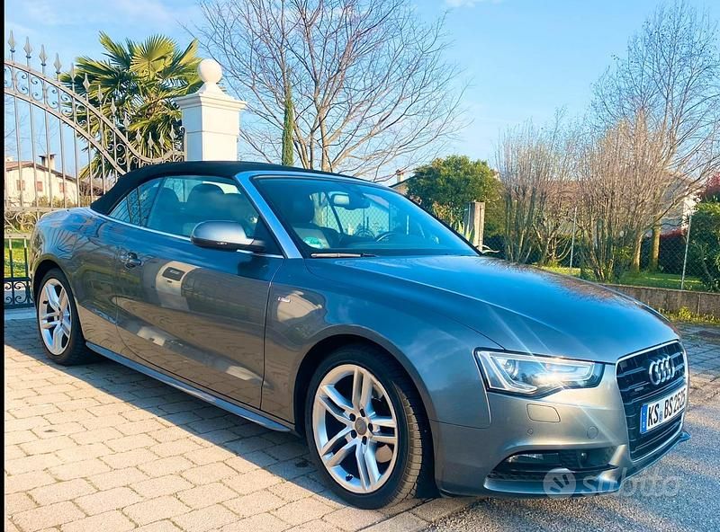 Usata Audi A5 Cabriolet 204 CV (150 kW) 2012 Grigio Cabrio