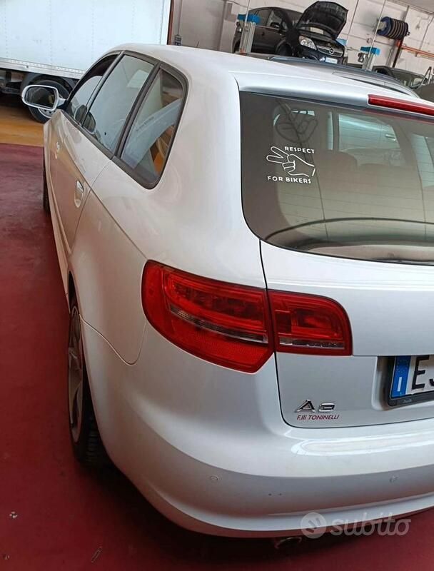 Usata Audi A3 105 CV (77 kW) 2011 Bianco Utilitaria