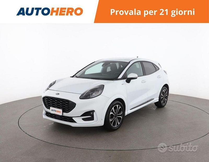 Bianco Usata 2021 Ford Puma ST-Line SUV | 14.399 € (Buon prezzo) - Immagine 1/2