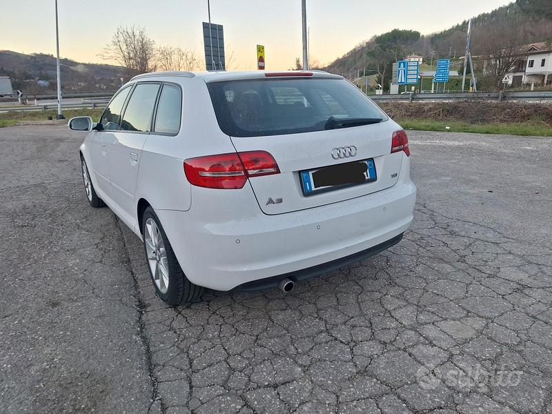 Usata Audi A3 140 CV (102 kW) 2011 Bianco Utilitaria