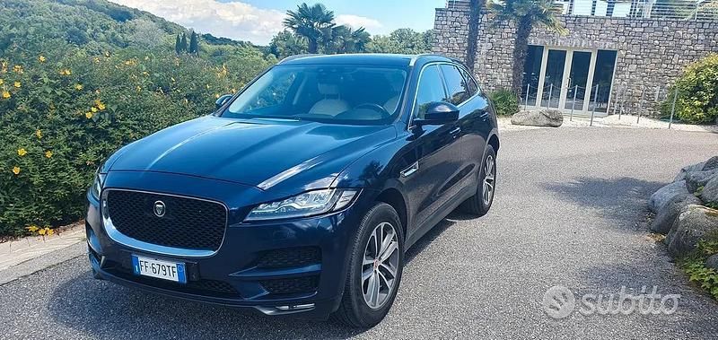Usata Jaguar F-Pace 250 CV (183 kW) 2016 Blu SUV