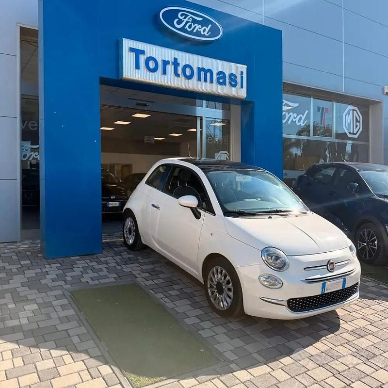 Usata Fiat 500 Lounge 69 CV (50 kW) 2017 Bianco Utilitaria