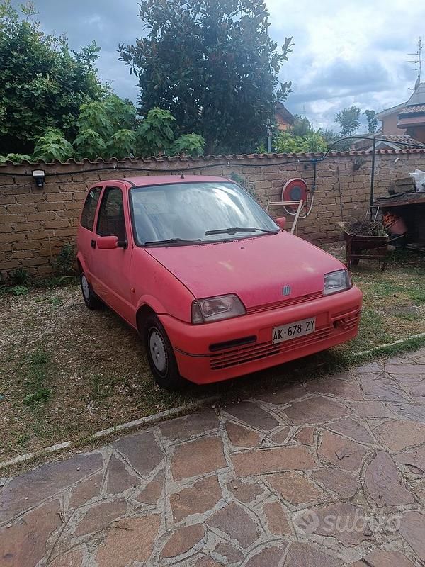 Usata Fiat 500 1996 Rosso Utilitaria