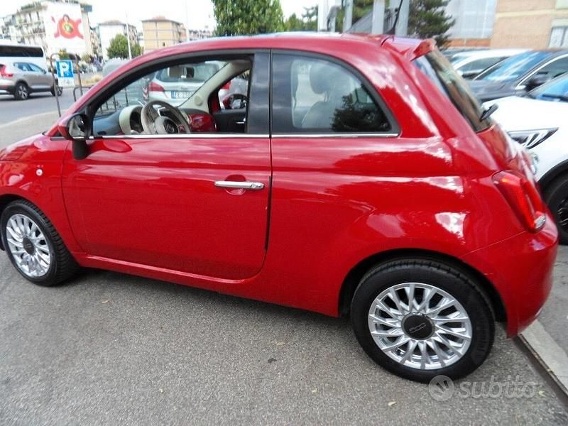 Usata Fiat 500 Lounge 69 CV (50 kW) 2017 Rosso Berlina