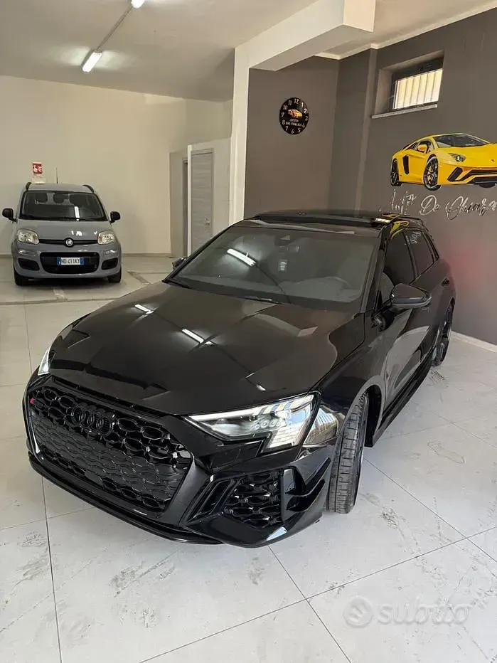 Usata Audi RS3 Ambiente 400 CV (294 kW) 2022 Nero Berlina