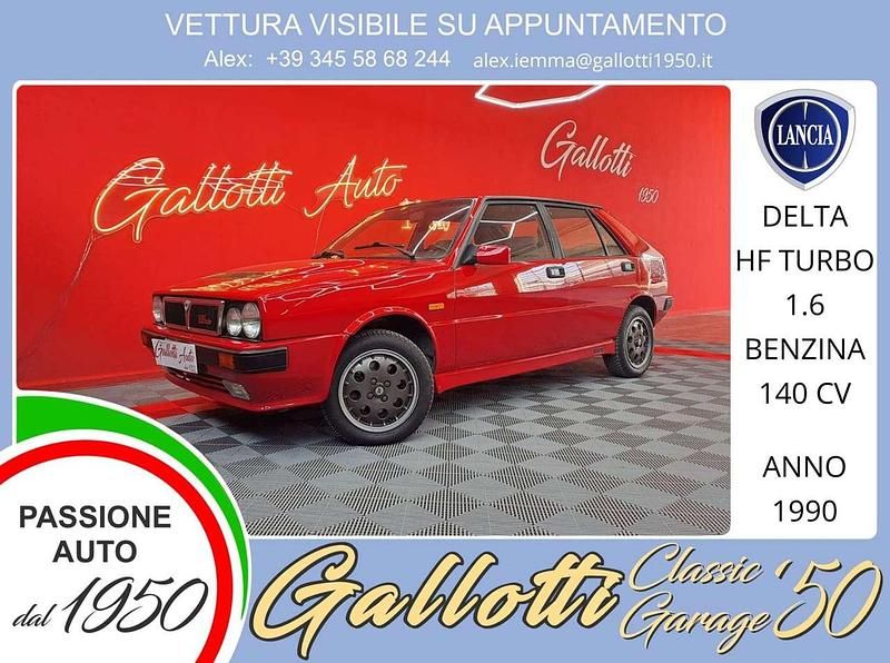 Usata Lancia Delta 140 CV (102 kW) 1990 Rosso Utilitaria