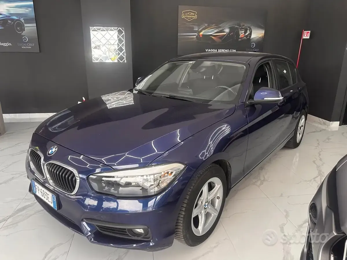 Usata BMW 118 150 CV (110 kW) 2018 Bluazzurro Berlina