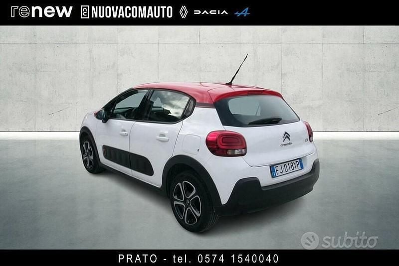 Usata Citroën C3 PureTech 82 CV (60 kW) 2017 Bianco Berlina