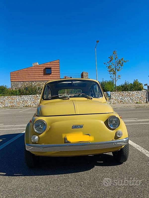 Usata Fiat 500 1970 Giallo Utilitaria