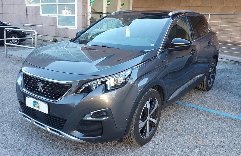Usata Peugeot 3008 GT-line 120 CV (88 kW) 2017 Grigio Berlina