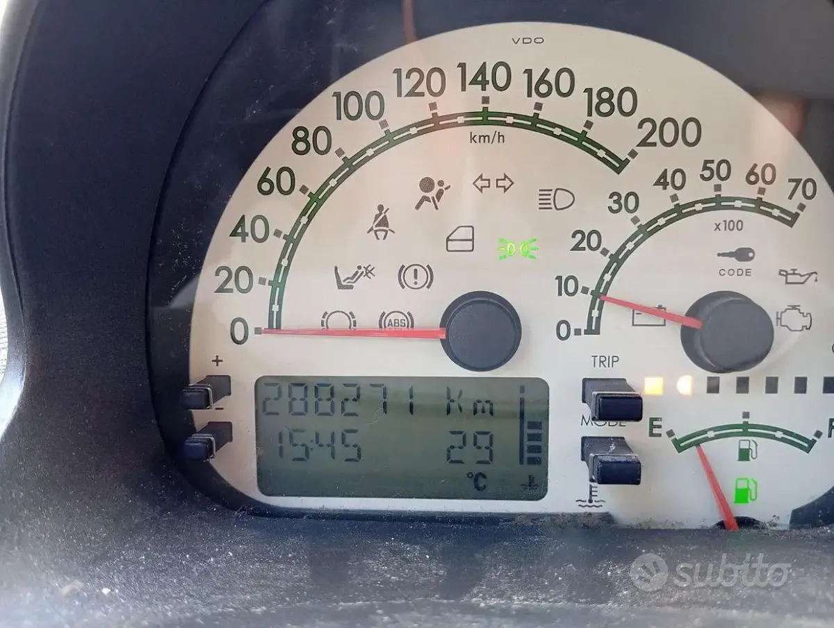 Usata Fiat Multipla 103 CV (75 kW) 2008 Grigio Monovolume