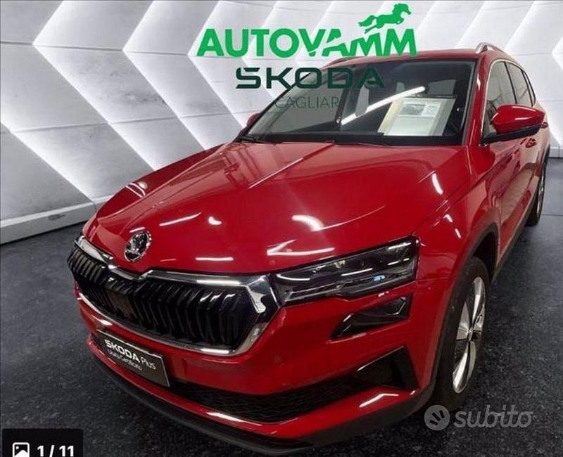 Usata Skoda Karoq Style 115 CV (84 kW) 2023 Rosso SUV