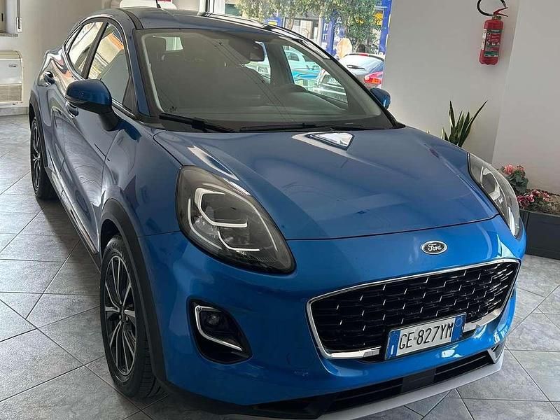 Usata Ford Puma Titanium 120 CV (88 kW) 2021 Blu/azzurro SUV