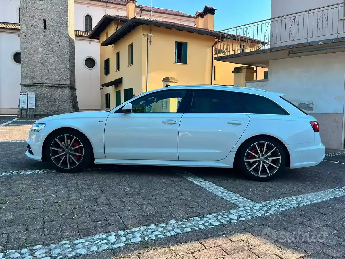 Usata Audi A6 S-Line 320 CV (235 kW) 2017 Bianco Station wagon