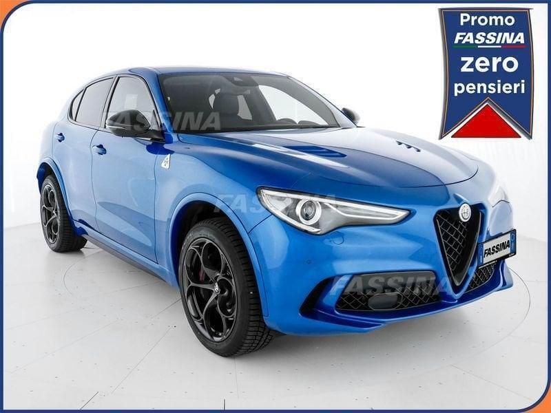 Blu Usata 2023 Alfa Romeo Stelvio Quadrifoglio SUV | 69.500 € (Ottimo prezzo) - Immagine 1/4