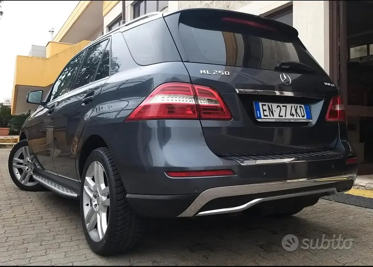 Usata Mercedes ML250 Premium 204 CV (150 kW) 2012 Grigio SUV