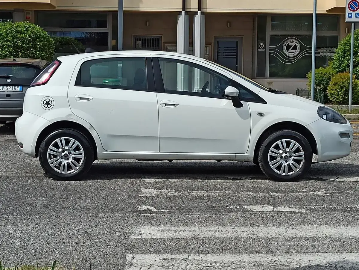 Usata Fiat Punto Lounge 77 CV (56 kW) 2013 Bianco Utilitaria