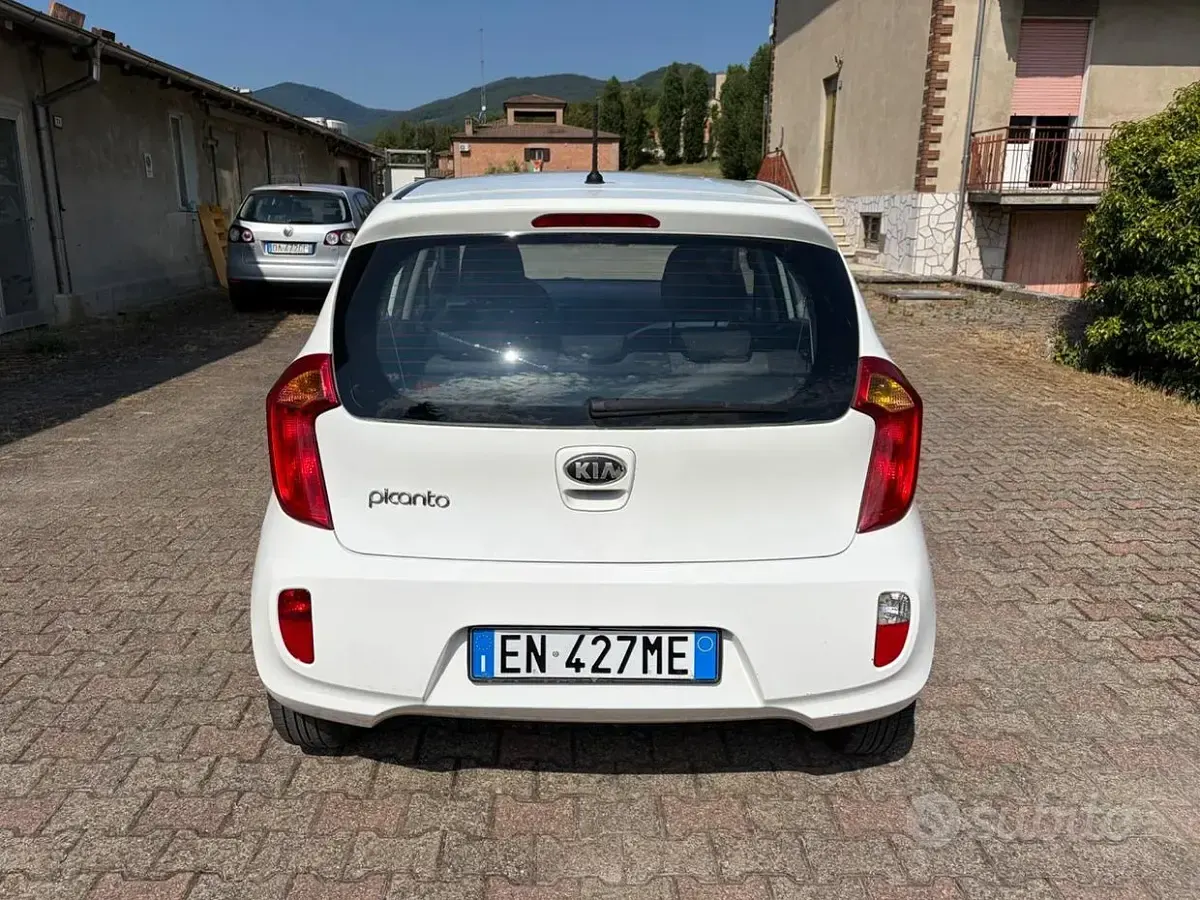 Usata Kia Picanto 69 CV (50 kW) 2012 Bianco Utilitaria