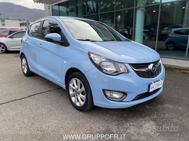 Usata Opel Karl Cosmo 75 CV (55 kW) 2016 Blu Utilitaria