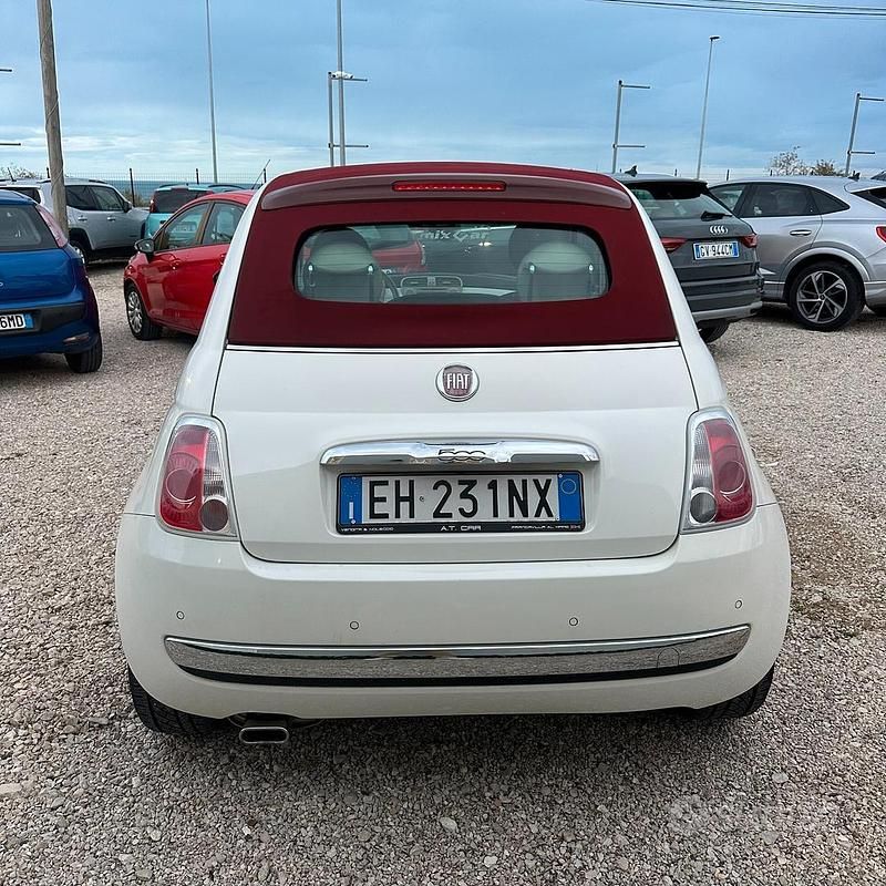 Usata Fiat 500C Rock 69 CV (50 kW) 2011 Bianco Cabrio
