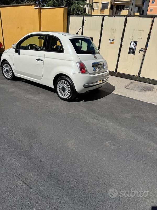 Usata Fiat 500 69 CV (50 kW) 2011 Bianco Cabrio