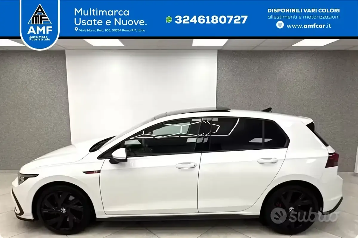Begagnad VW Golf VIII GTI 245 HK (180 kW) 2023 Vit Sedan